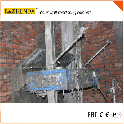 600-750m2 / Day Wall Plastering Machine , 0.75Kw Plaster Spraying Machine