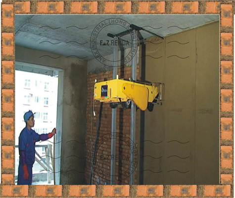 Guangdong Ez Renda Wall Automatic Rendering Machine With Plaster Speed 60-70m²/h for Brick Wall