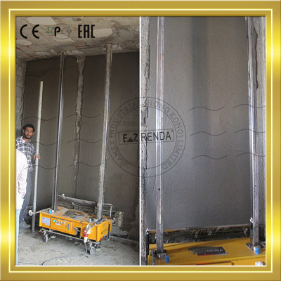 Ready Mix Plaster Internal Wall Rendering Machine 0.75KW 220V 50HZ EZ RENDA