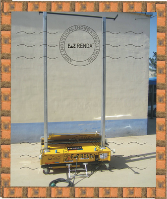 Auto máquina profissional do emplastro da gipsita para a parede do almofariz de cal que reveste e que alisa o ² /h de 95 m