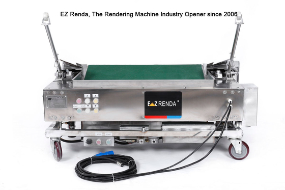 Máquina automática monofásica/parede rápidas e lisas da rendição da fase 220V que emplastra o equipamento